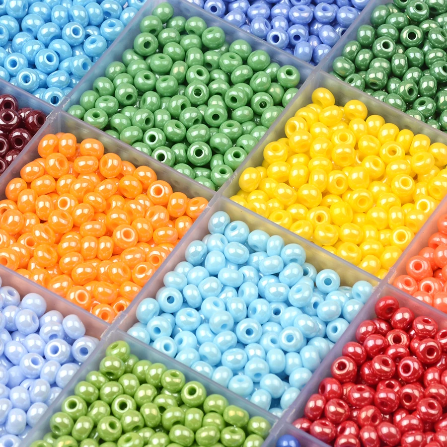 New Charms Oil Czech Glass Seed Beads for Jewelry Making Handmade DIY 4mm Earring Bracelet Accessories