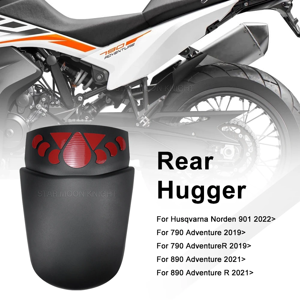 

For Husqvarna Norden 901 790 Adventure R 890 Adventure R 890 Adv Hugger Extensions Rear Fender Extender Accessories