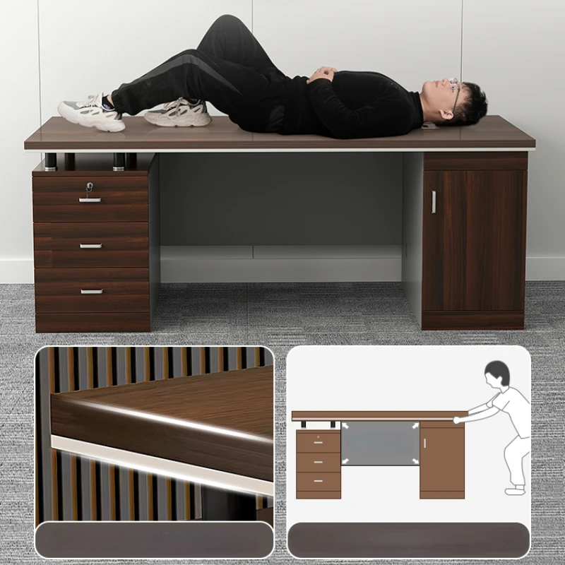 Minimalist Employee Desk Desktop Computer Household Cabinet Office Table Simple Combination Escritorio Oficina Office Furniture