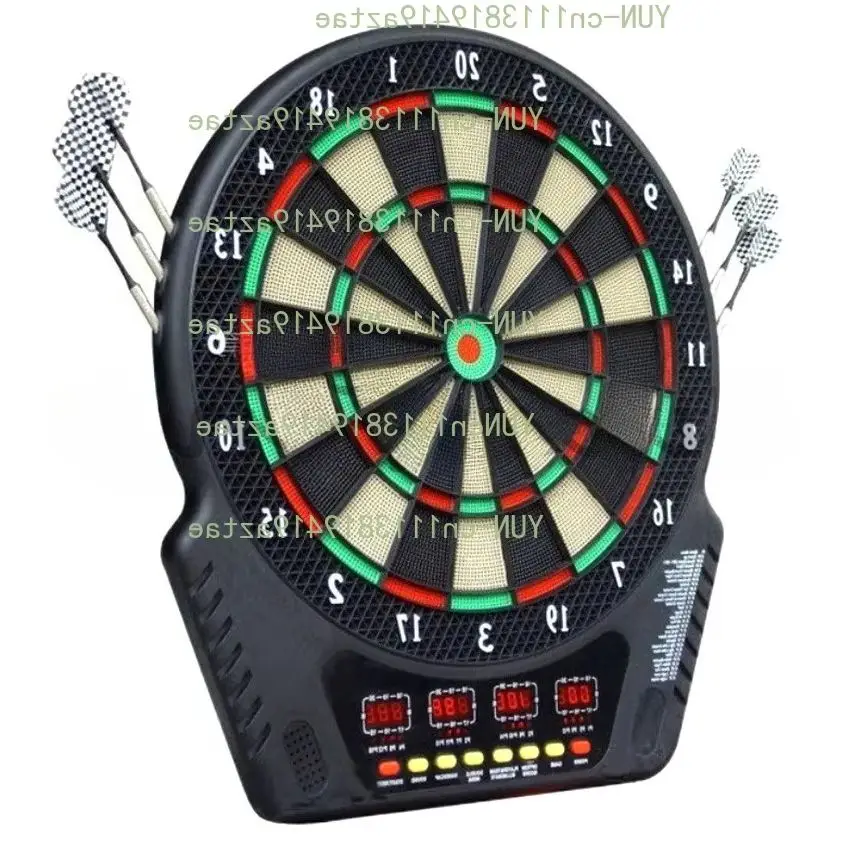 18 Inch Automatic Scoring Electronic Dart Board Set with Soft Safety Darts Target for Adult Competition