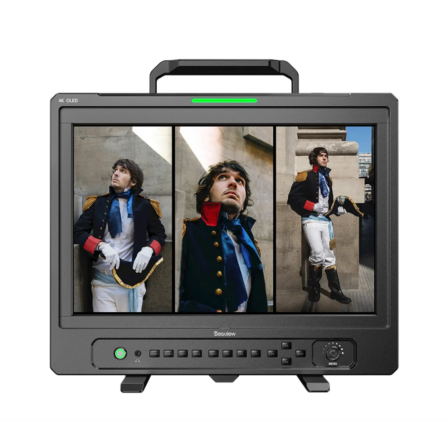 Desview OL14/OL16 Professional Director Monitor 1500Nits Brightness 4K Ultra-HD AMOLED Video Monitoring for Photography Studio