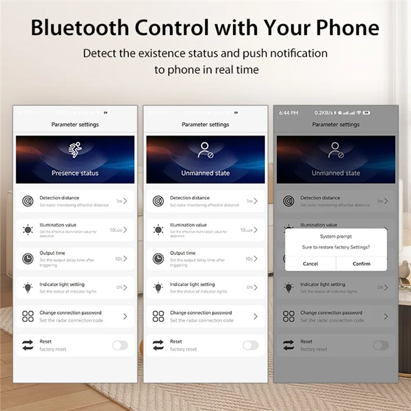 RISE-датчик присутствия человека, выключатель света, Bluetooth, умный датчик человеческого тела, 24 Г мм, датчик движения, выключатель света B