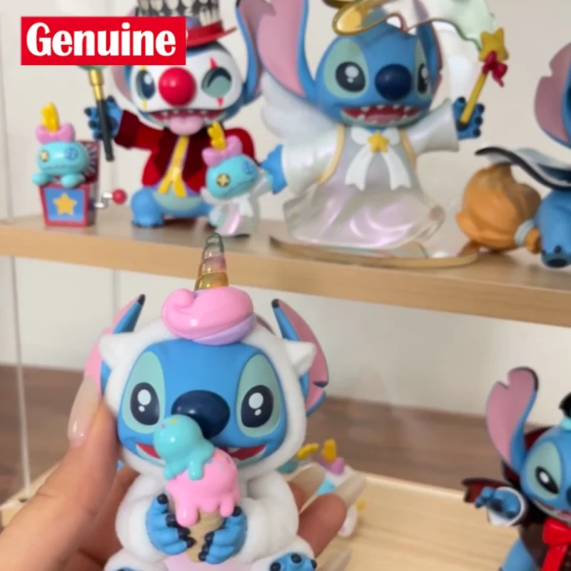 Genuine Disney Stitch Funny Diary 2.0 Series Tide Play Cute Blind Box Hand Model Decoration Holiday Birthday Gifts To Friends