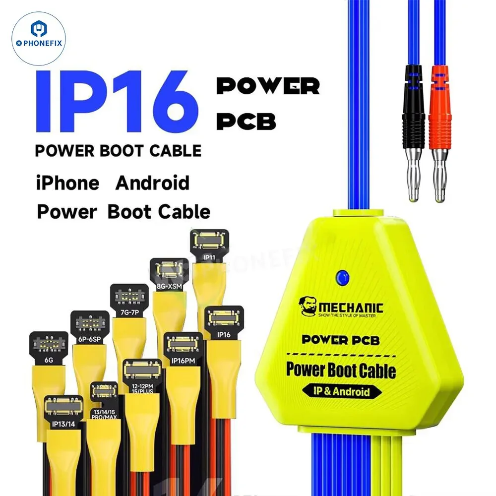 MECHANIC Power PCB Mobile Phone Power Boot Cable for iPhone 6-16 & Android Phones Battery Activation Detection Repair Tool