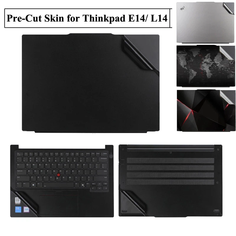 

Pre-Cut Skin Cover for Laptop Thinkpad 14 E14 Gen 7 6 2025 2024 2023 L14 Gen 5 4 3 2 1 Touchpad Palmrest Film Sticker