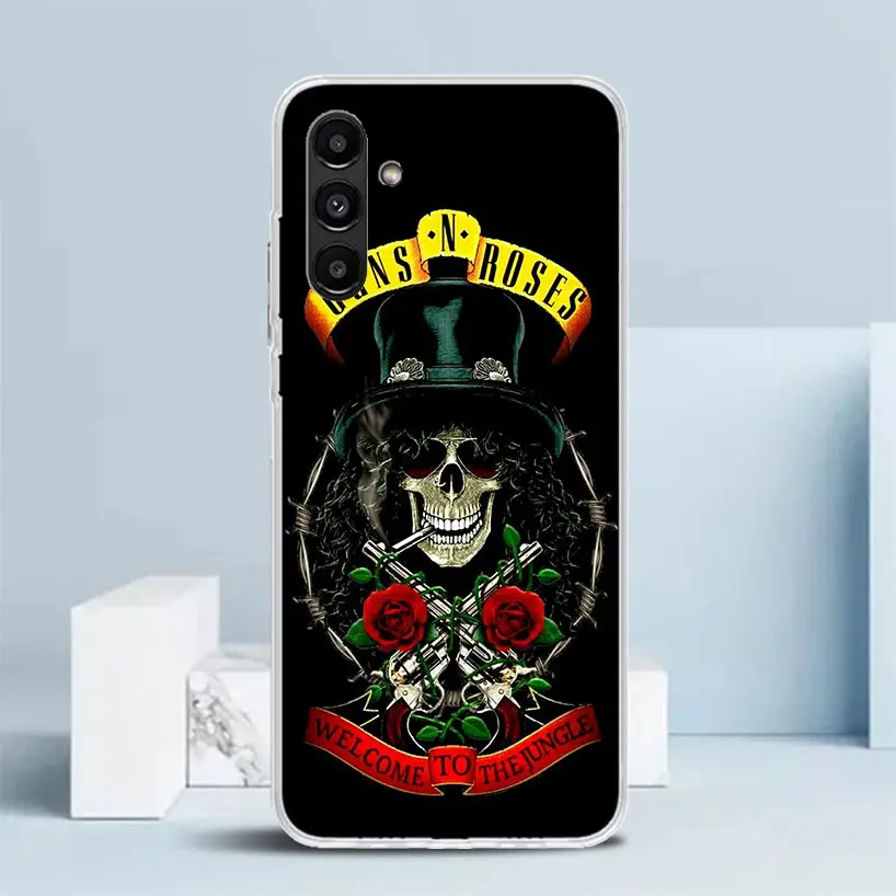 Guns N Roses Good Time Phone Case For Samsung Galaxy A17 A37 A57 A16 A15 A14 A13 A56 A55 A54 A53 A36 A35 A34 A33 A26 A25 A24 A23
