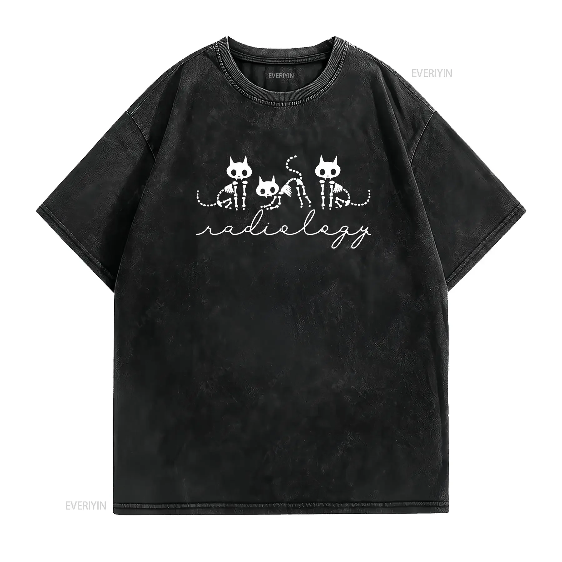 Radiology T Shirt Xray Cat Lover Rad Tech Graduation X ray Student Radiologic Technologist Mom vintage Washed Casual