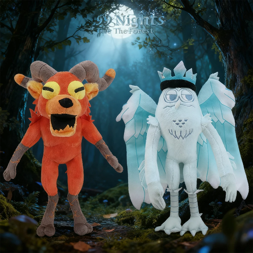 32 cm Neue 99 Nächte Im Wald Hirsch Plüschtiere Film Kuscheltiere Eule Spielzeug Fans Geburtstagsgeschenke Spielzeug für Kinderzimmer Dekor