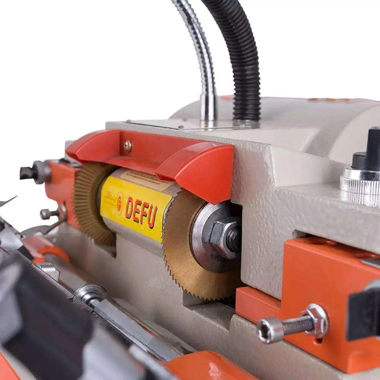 Maszyna do kluczy Locksmith Supply DF Key Machine 100E1 obsługuje szeroki zakres rodzajów kluczy