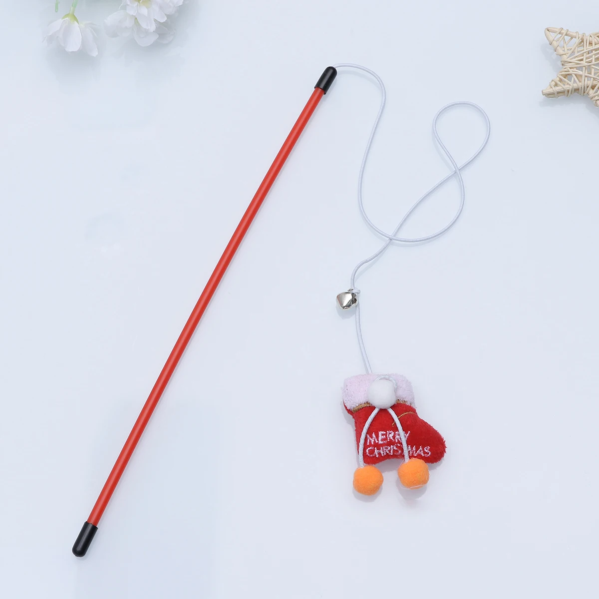 

3 Pcs Stick Cat Teaser Toy Interactive Toys for Indoor Cats Hello Elder Christmas Gifts
