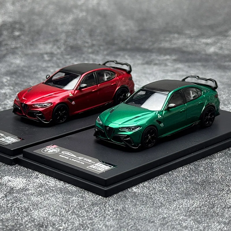 MG 1:64 アルファロメオ ジュリア GTAm 合金製ダイキャストカー＆おもちゃの車 ミニチュアスケールモデルカー 子供向け