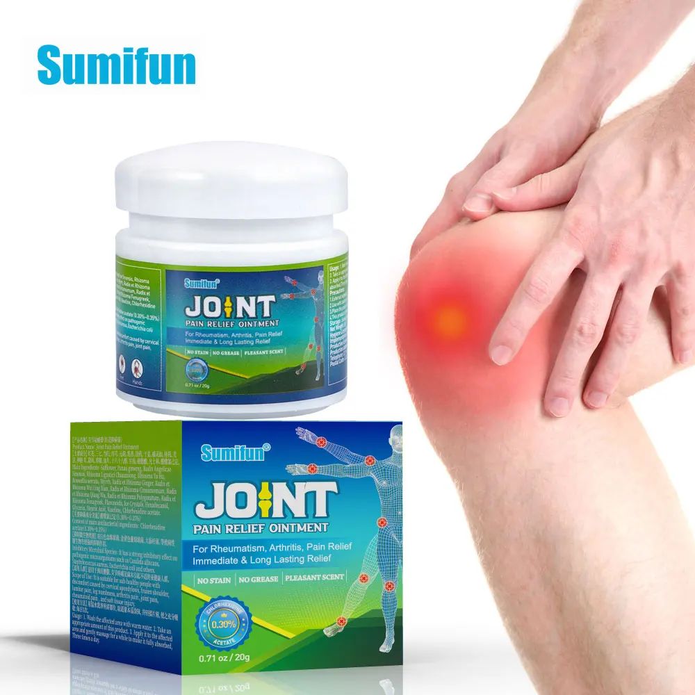 

20g Sumifun Joint Pain Relief Ointment Ankle Arthritis Treatment Analgesic Cream Waist Neck Elbow Painkiller Orthopedic Care