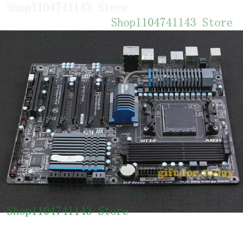 

Original FOR Gigabyte GA-990FXA-UD5 AMD 990FX Motherboard Socket AM3+/AM3 DDR3 ATX