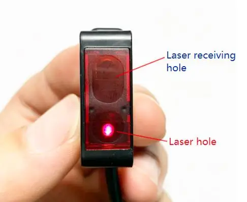 Retro-Reflective Laser Sensor ข้อเสนอแนะสะท้อนแสงเลเซอร์เซ็นเซอร์กระจกสะท้อน Photoelectric Switch 5V12V24V