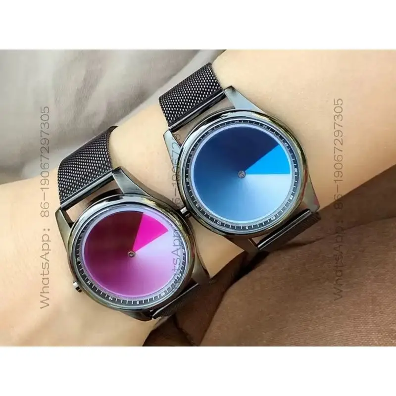 35622 Cool tide student watch three-dimensional gradual change color vortex dazzling new creative watch