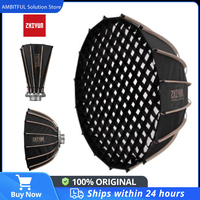 ZHIYUN EX1H06 60D Parabolic Softbox Video Light Softbox Bowens Mount for Molus G60 X100 Photography Light Accessories