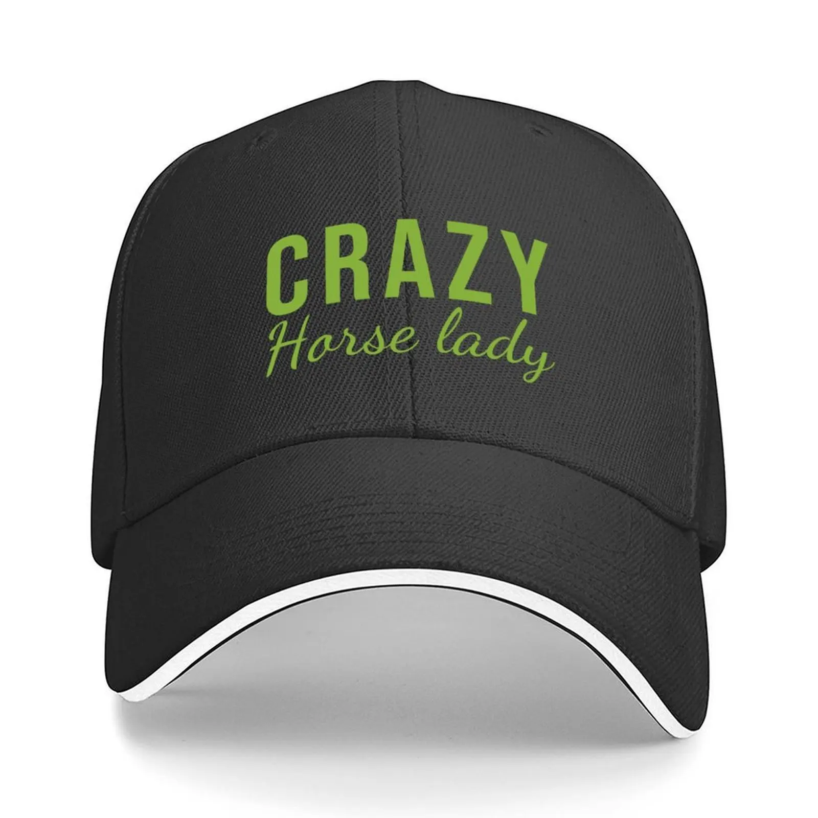 

Crazy Horse Lady Baseball Cap Trucker Cap Rugby Sunscreen Thermal Visor Golf Men Women's