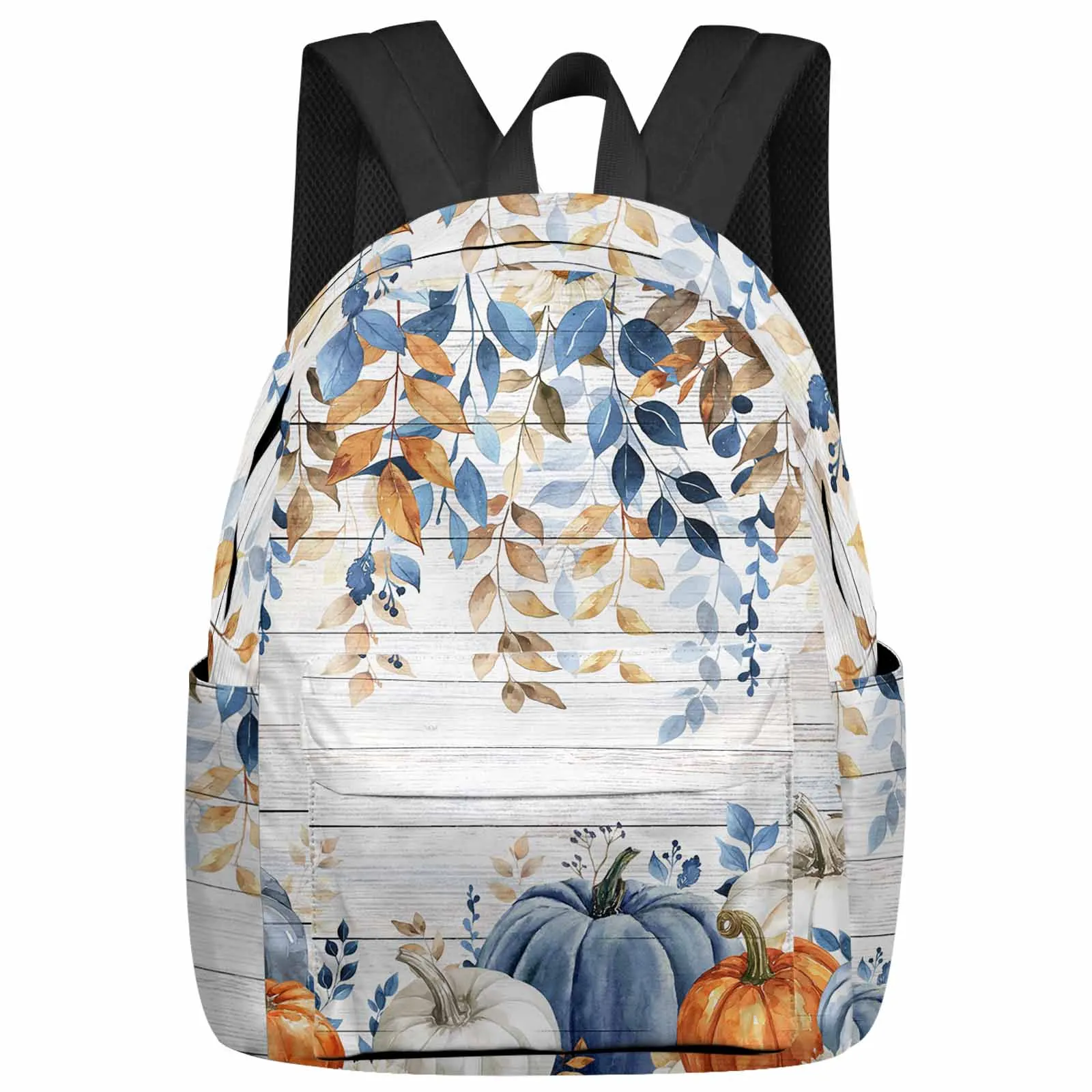 

Thanksgiving Autumn Leaves Backpacks Teenagers Student School Bags Laptop Custom Backpack Men Women Travel