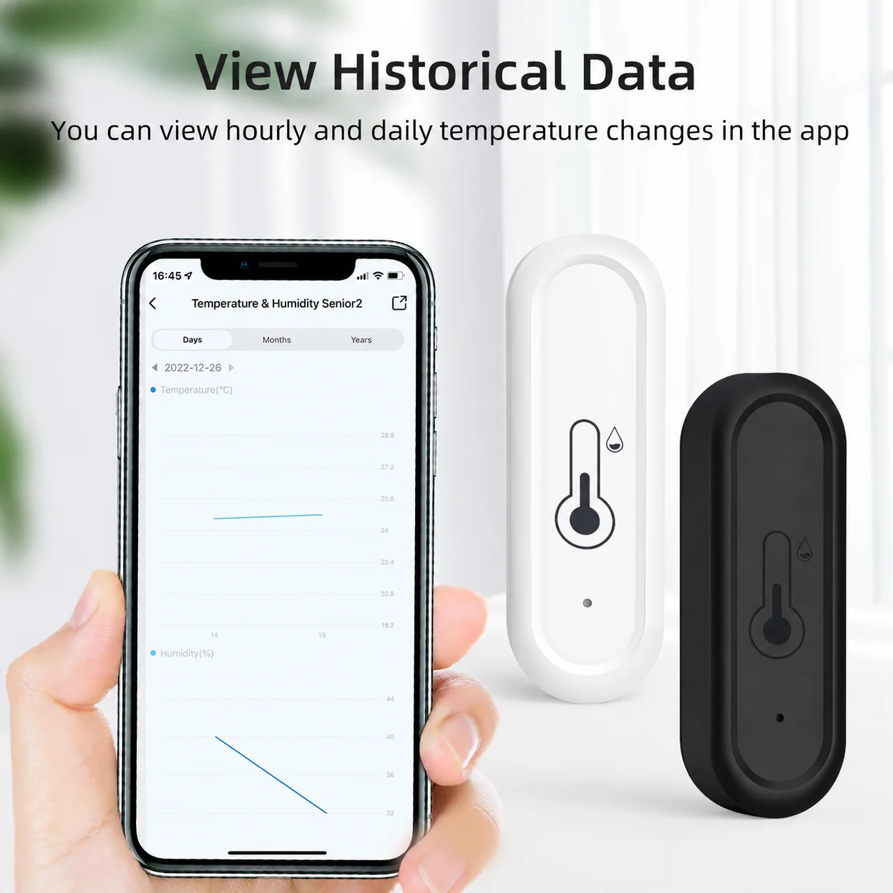 Tuya Smart Temperature Humidity Sensor WiFi/Zigbee IP65 Waterproof Hygrometer Thermometer Voice Control via Alexa Google Home