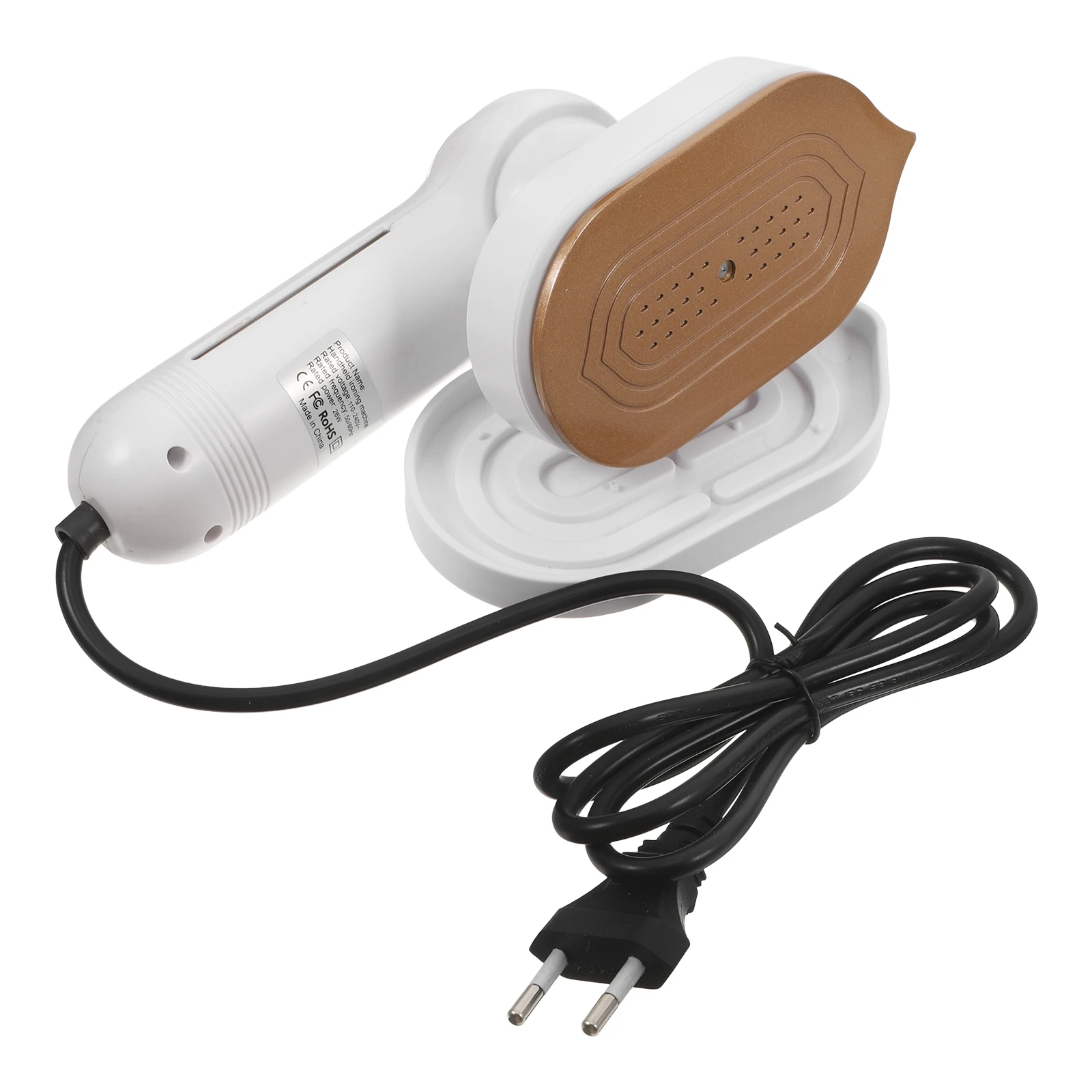 

Mini Electric Iron Steamer for Clothes Handheld Travel Portable Garment Steamer Machine Dry Wet Ironing Quick Heat 90° Handle