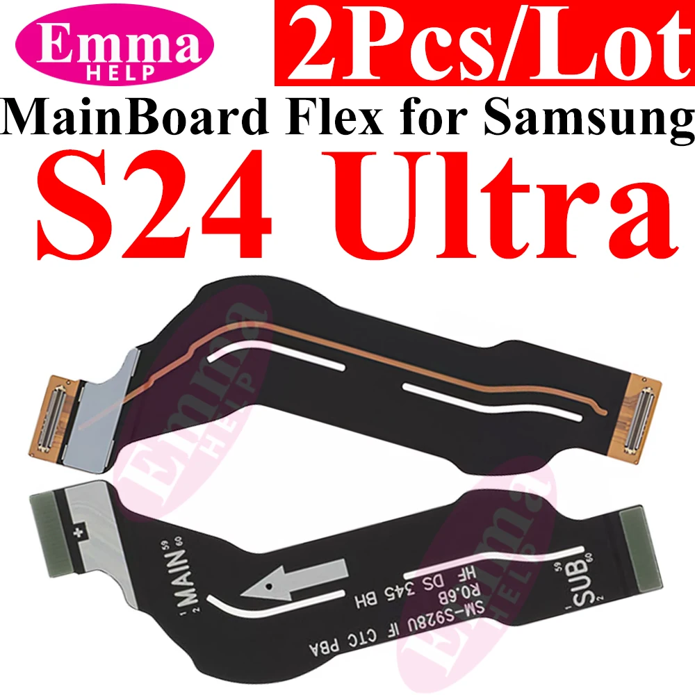 2Pcs Main Board Flex For Samsung Galaxy S22 S21 S24 S20 S23 Ultra Plus S918 S911 S916 S711 S916 S928 S906 G988 S908 LCD Display