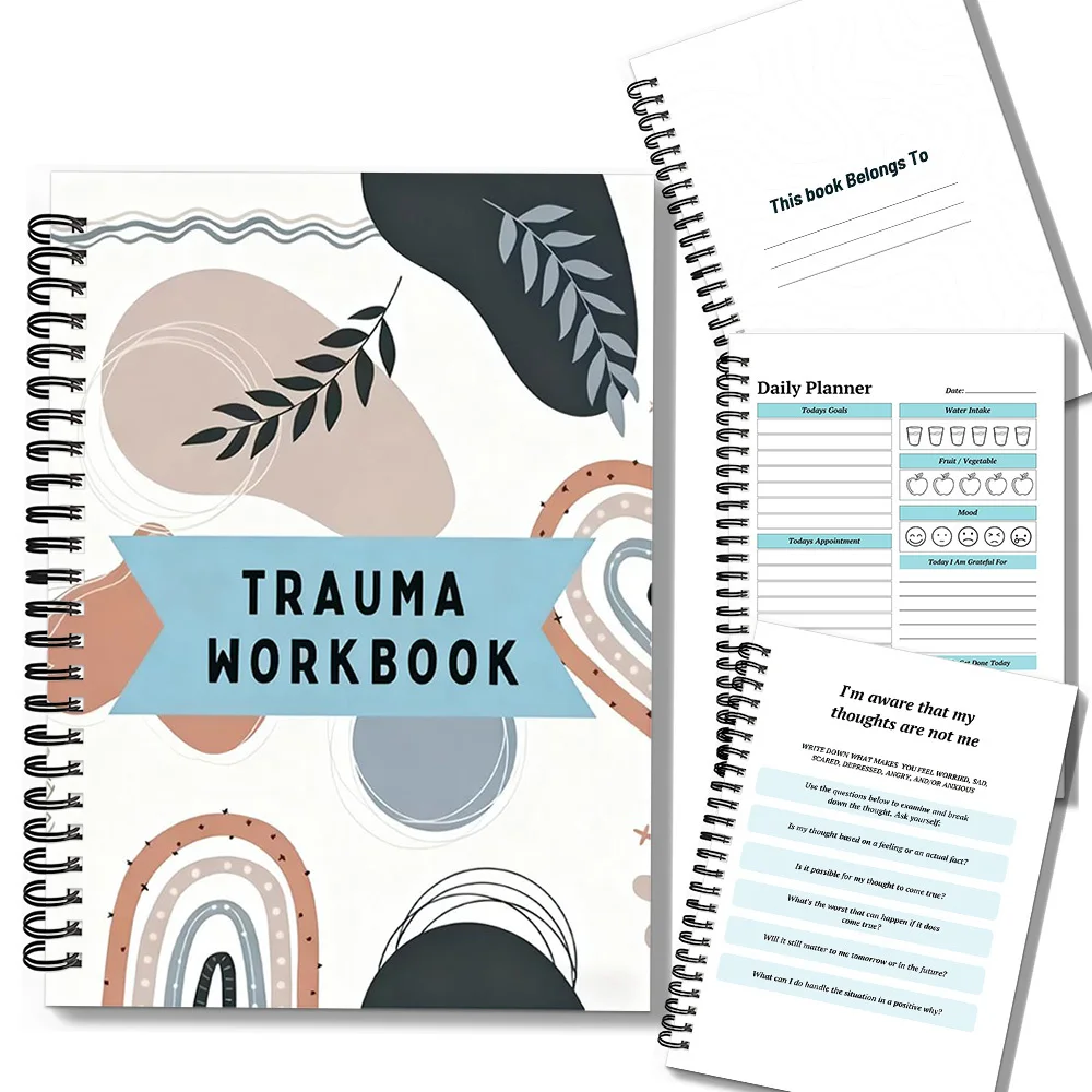 1 Cuaderno de Trabajo Holístico para la Curación del Trauma: Diario Artístico de Salud Mental para Supervivientes de Traumas y Entusiastas del Bienestar, Ideal para el Bienestar Mental