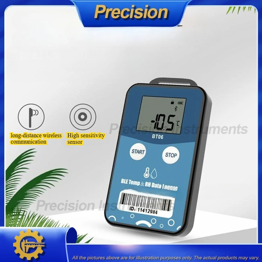 2026 Digital Temperature and Humidity Data Logger for Cold Chain Monitoring with High Precision Sensor for Food Medicine