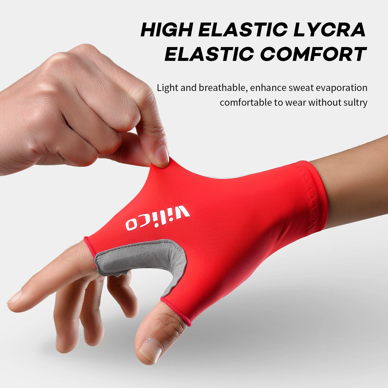 Summer Cycling Gloves Fitness Women Men Gym Fishing Half-Finger Breathable Mesh Thin Non-slip Yoga Elastic Sport Bicycle Gloves
