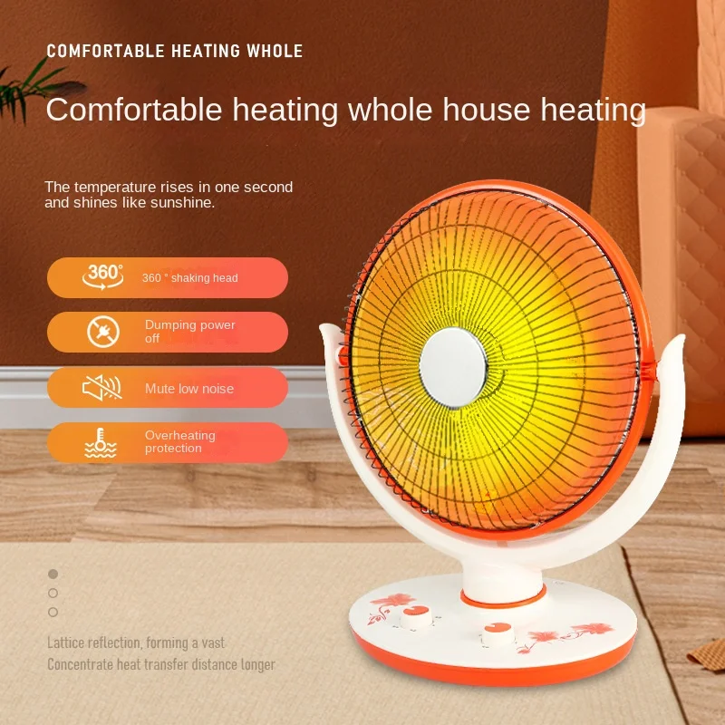 

2023 New 1500w Mini Electric Heater Fan Portable Home Vertical Winter Warm Air Blower Warmer Machine Shake Head heating