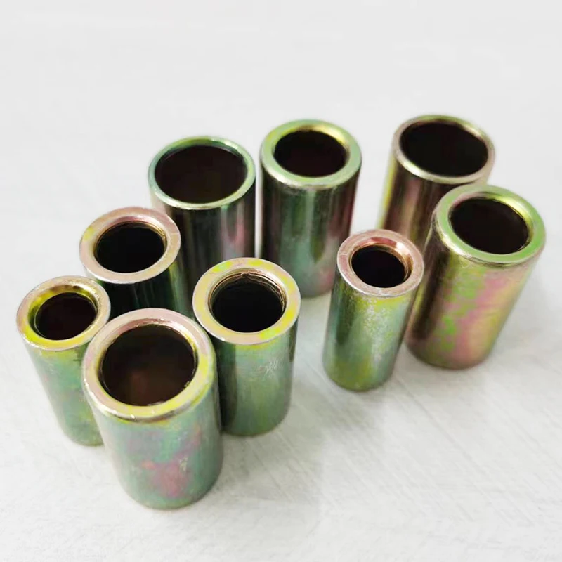 1 set /2 pieces High-Pressure Hose Crimp Tools Pipe Sleeve Shell Connector Hose Compression Steel Sleeve Pipe Joiner