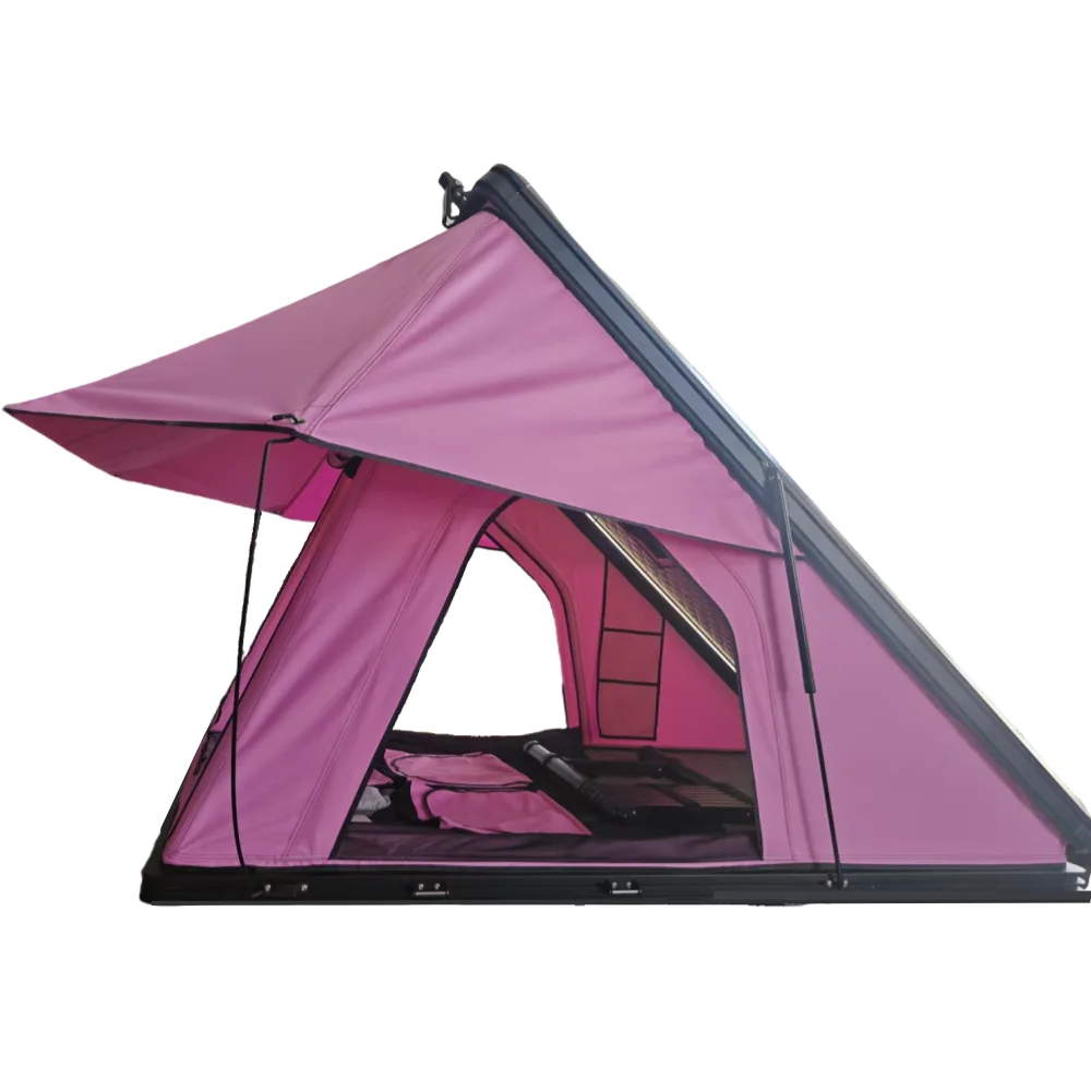 Style 2.1M Aluminum Hard Shell Waterproof Offroad Camping Roof Top Tent Hard Shell Aluminum