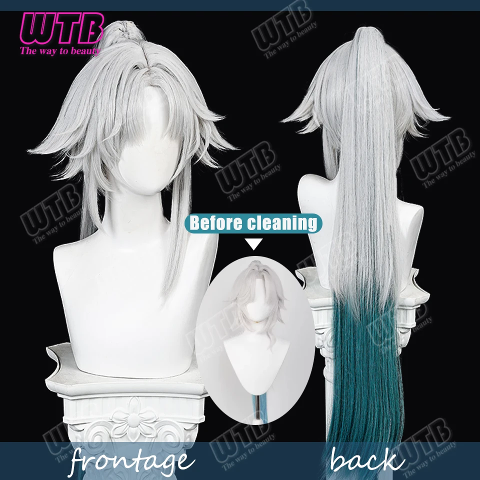 WTB Synthetic Cosplay Wig Feixiao Single Ponytail Wig Suitable for Women Girl to Wear and Use for Daily Activities and Cosplay
