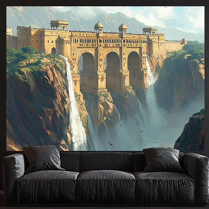 

1pc of Travel-Themed Tapestry, Suitable for Living Room, Bedroom, Office, Party Decoration, Home Decor, Room Embellishment