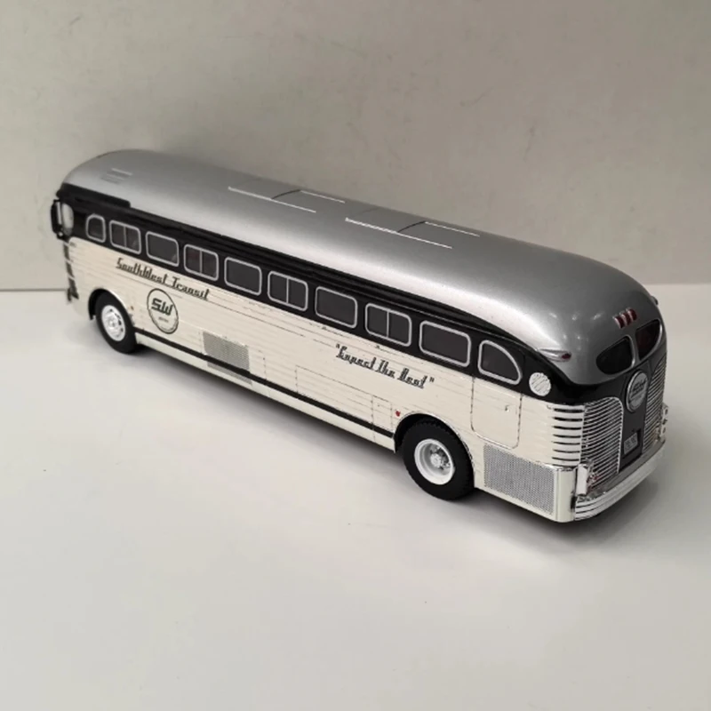 IR 1/43 Skala GM PD-4151 1948 Autobus Plastikowy i Stopowy Model Symulacyjny Samochodu Statyczny Kolekcjonerski Dekorowany Prezent na Święta Pamiątka Zabawka