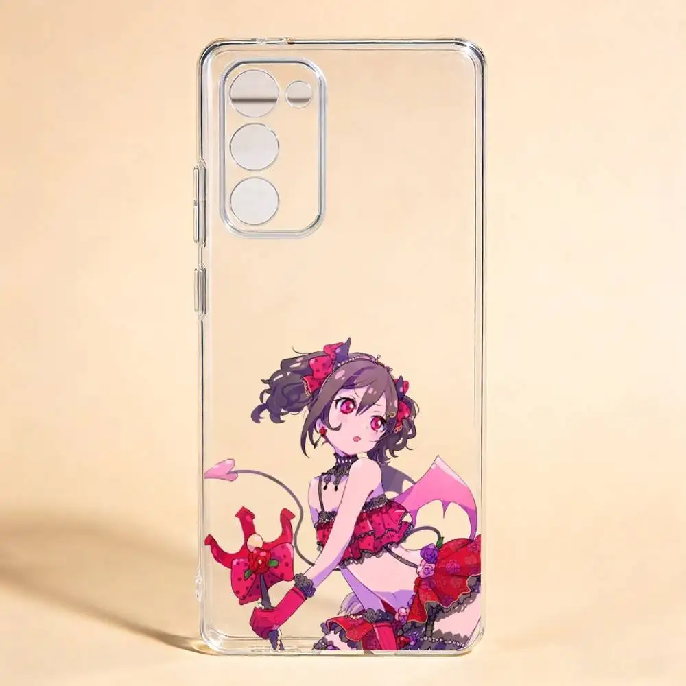 

Nico Yazawa Love Live For Samsung Galaxy S24 S25 S23 S22 S21 Transparent Cover Phone Case