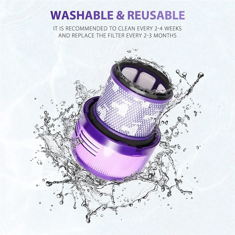 A86I-다이슨 V11/SV14/SV15/SV17/SV22/SV28 진공 부착물용 진정한 HEPA 프리미엄 교체 필터 부품 교체 #   970422-01