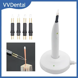 Dental Gutta Percha Tooth Gum Cutter z 4-końcówkami Dental Dissolved Breaker Endodontics Gutta Percha Cutter Sprzęt stomatologiczny