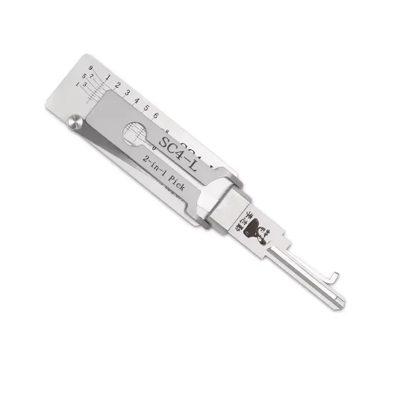 On Sale LISHI 2-in-1 Schlage Left & Reverse Keyway Tool SC4-L / 6-Pin Locksmith Supplies Fro Lishi 2 in 1 Lock Pick Tool