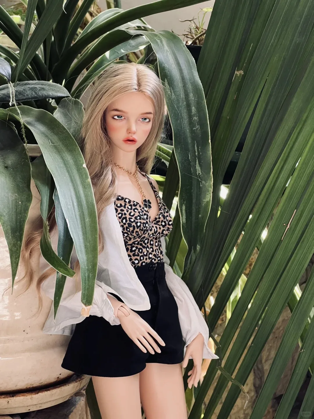 ‌ Poupée BJD 45cm, échelle 1/4 SD Girl "Fid Bianca" |   Corps articulé en boule avec maquillage réaliste |   Cadeau de collection pour anniversaire/Collecti