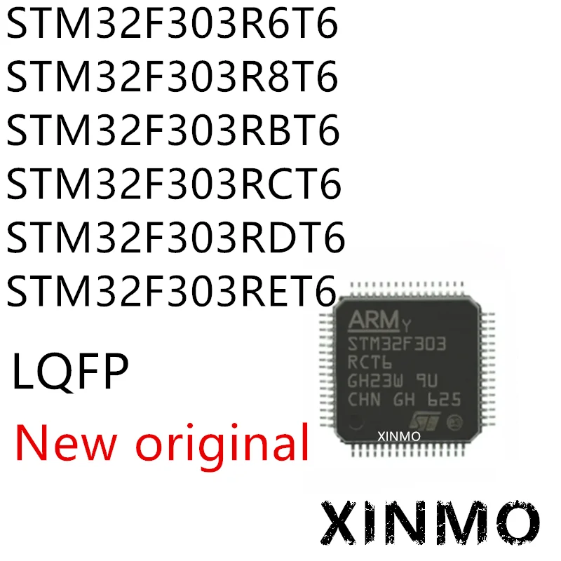 STM32F303R6T6 STM32F303R8T6 STM32F303RBT6 STM32F303RCT6 STM32F303RDT6 STM32F303RET6 STM32F303 STM IC MCU رقاقة LQFP-64