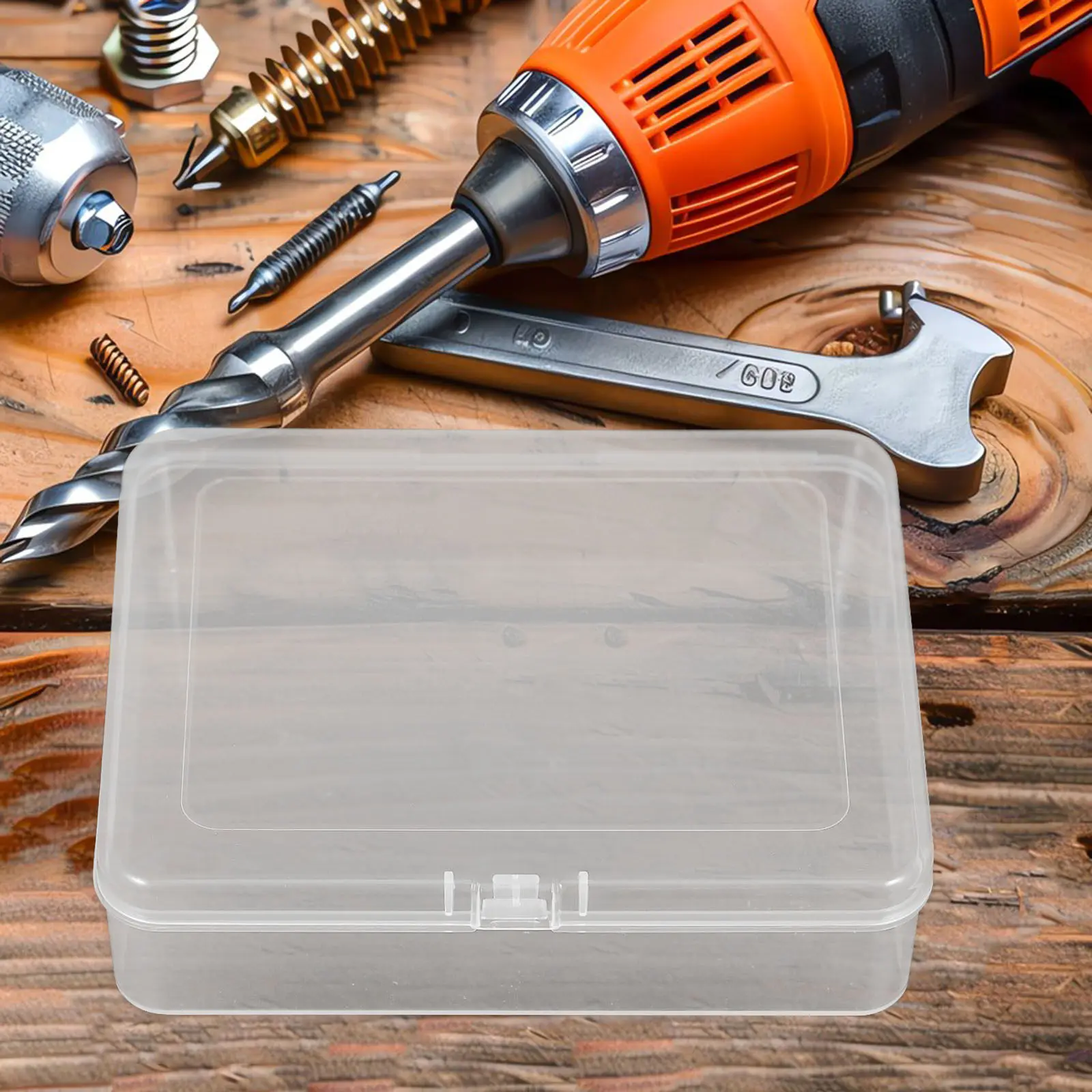 

Набор из 6 прозрачных пластиковых органайзеров для инструментов, коробок для мелких деталей, витрин для образцов, для хранения гвоздей, винтов и метизов