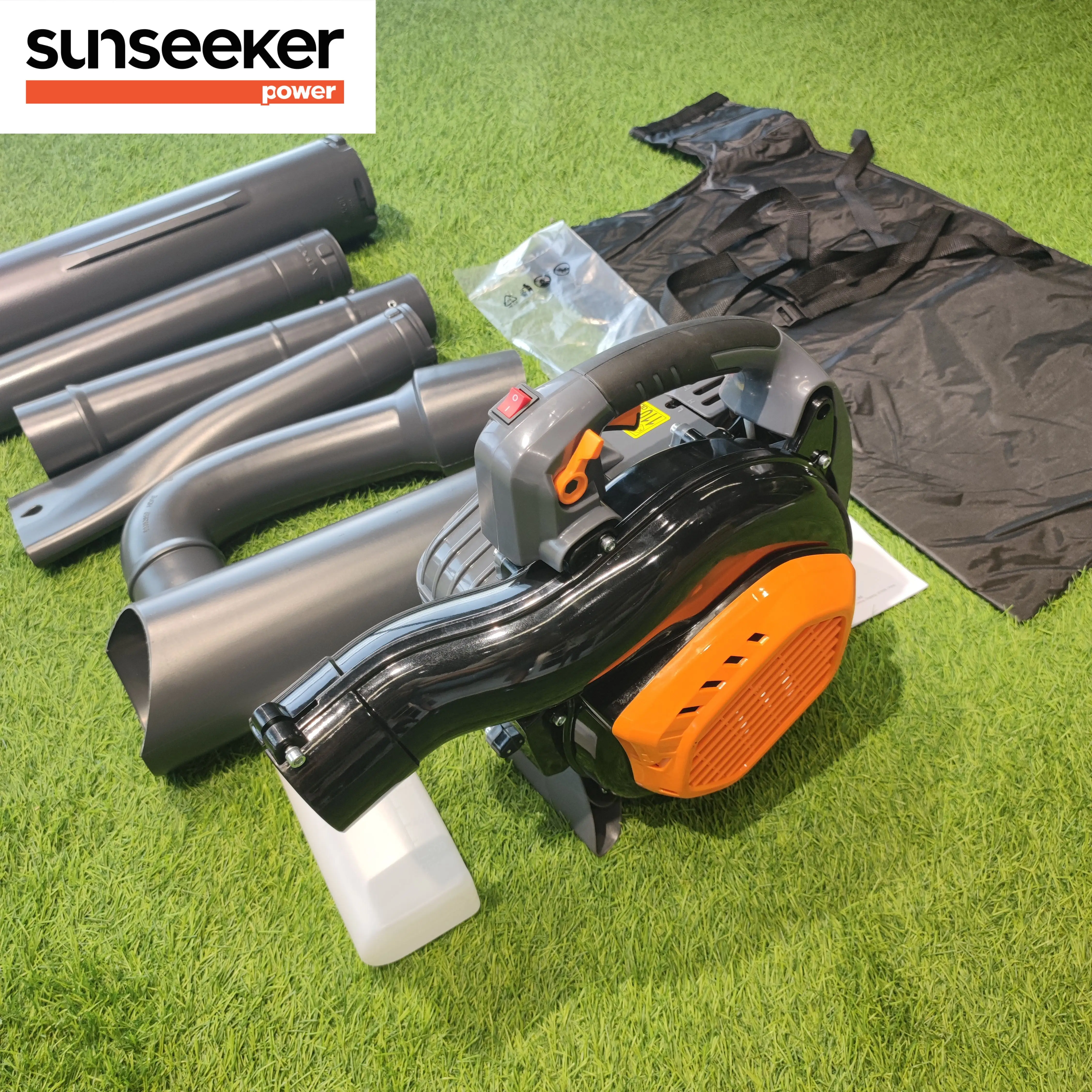 GBV526R 25.4cc 0.9KW  2 Stroke Hand Held Air Leaf Blower Vacuum Petrol Snow Blower Grass Catcher Garden Clean Industrial