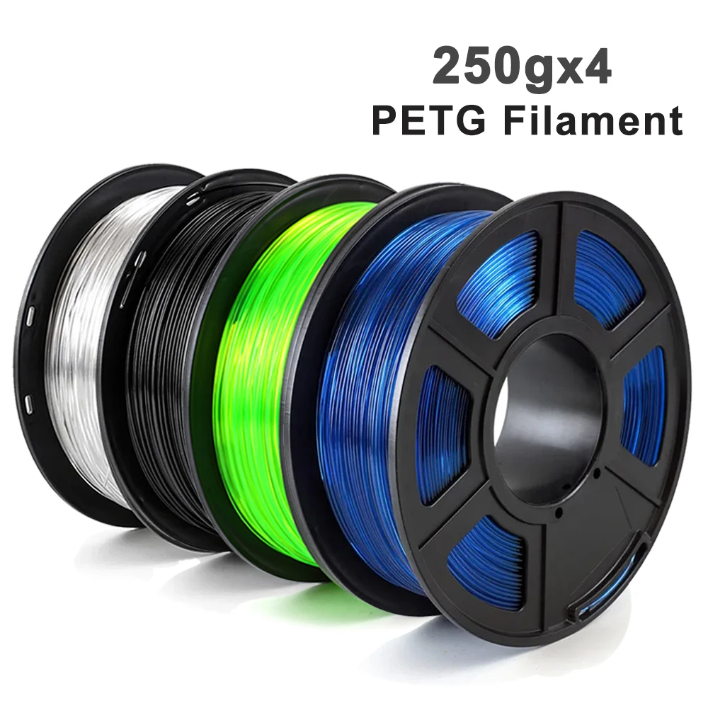 

1 кг PETG 3D-нить для принтера 1,75 мм прозрачный красный 250gx4 прозрачный синий материал материал материал материалы для 3D-печати petg