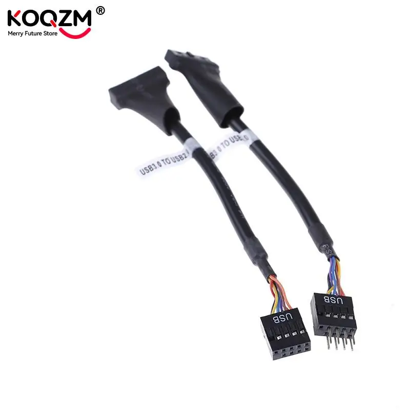 USB 3.0 20 Pin Motherboard Header To Usb 2.0 9 Pin Adapter Converter Cable Male Female For Computer PC Adapter Cord