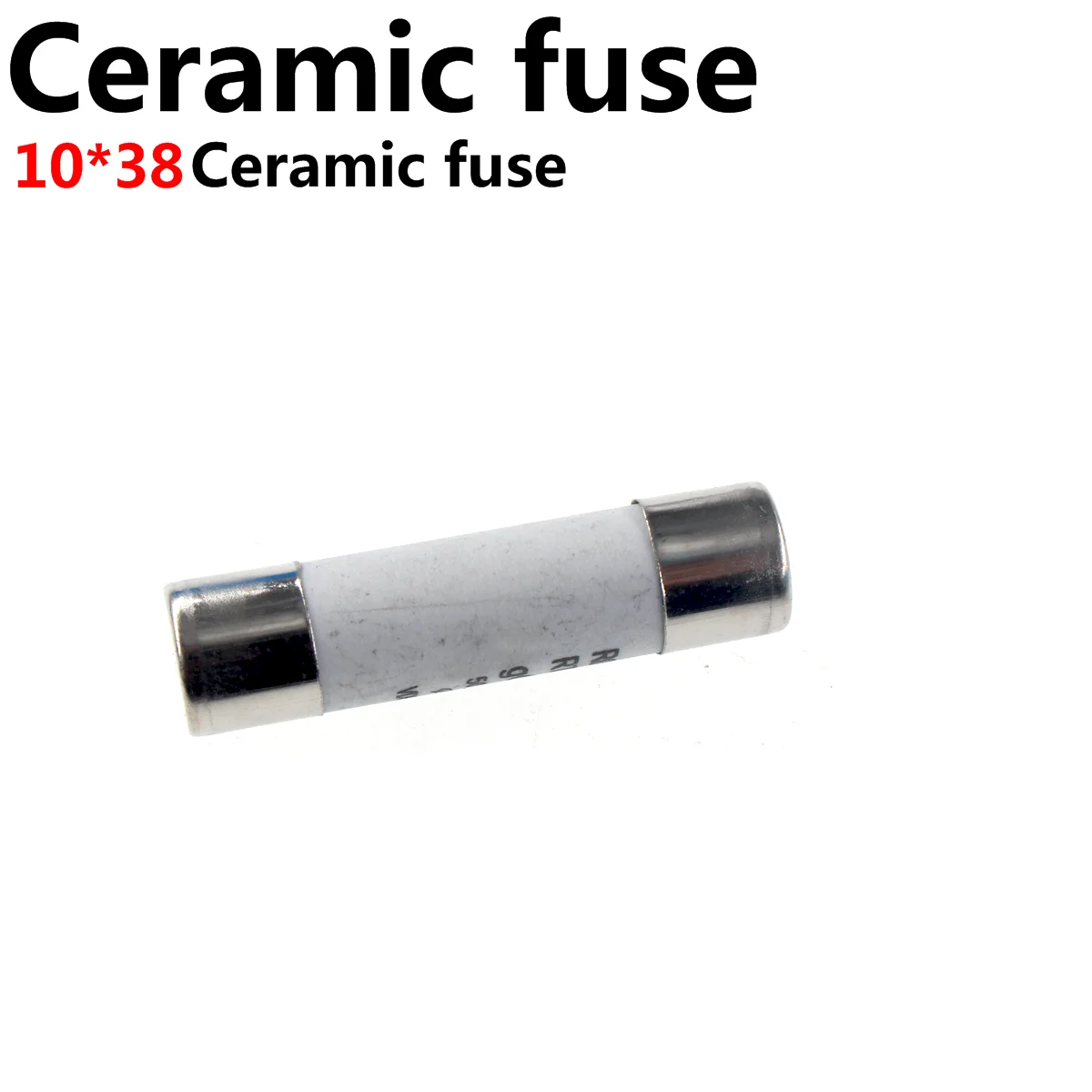 10Pcs 10*38 Fast blow Ceramic Fuse 10x38mm Fuse 500V 0.5A 1A 2A 4A 5A 6A 8A 10A 16A 20A 32A RO15 RT18 RT14