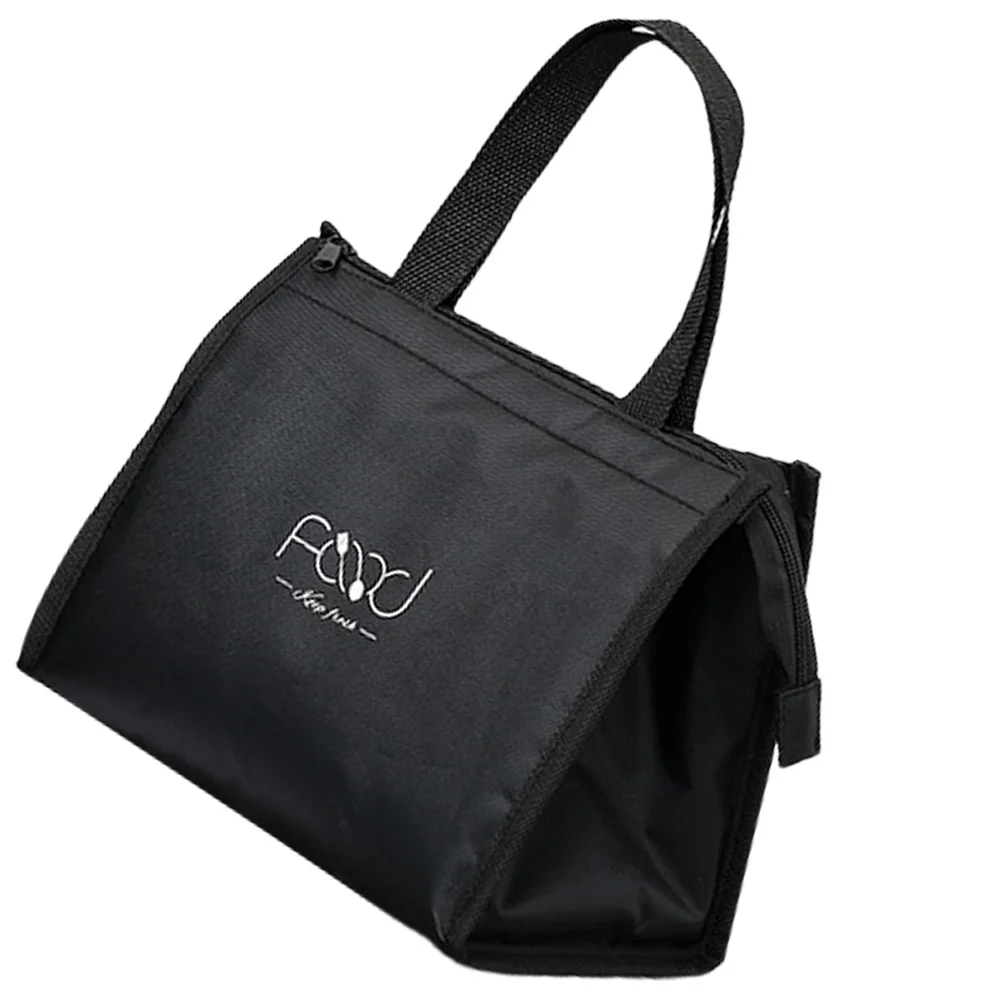 

Insulated Lunch Bag Portable Oxford Cloth Bento Tote For Work Picnic Camping Outdoor Travel Heat Preservation Bag