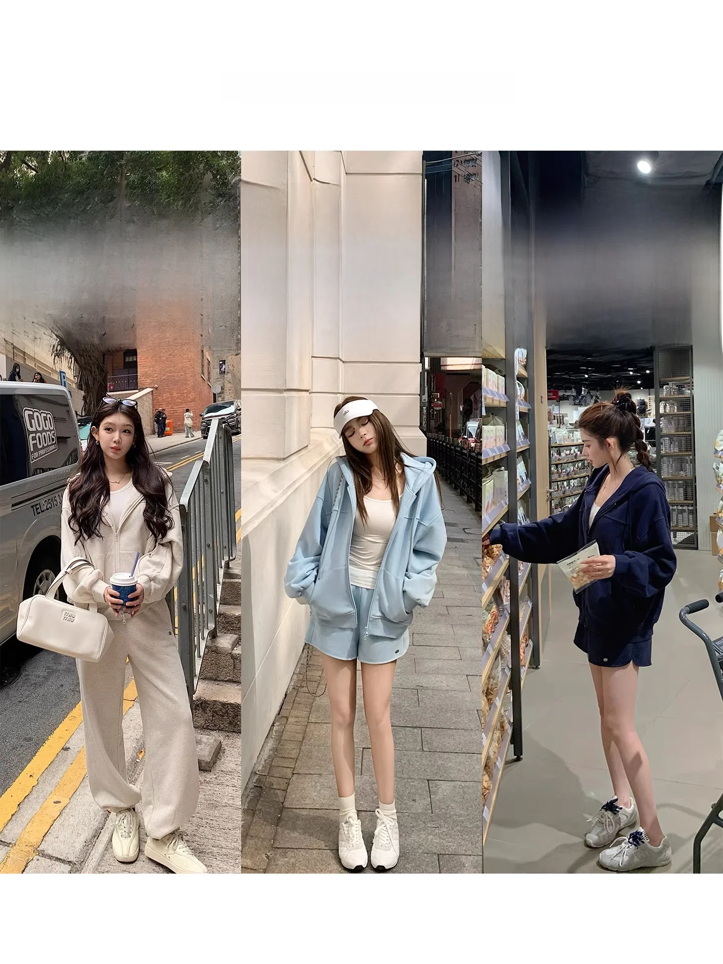 

Комплект из двух предметов LilylikesChillax Light Oxygen Series: модный свитшот и брюки для ранней весны, антивозрастной, стильный, для девушек