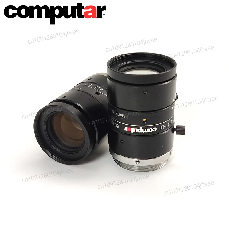 Japan Computar M5028-MPW3 50Mm 2/3" 6MP C Mount Low Distortion Fa Fixed Focal O…