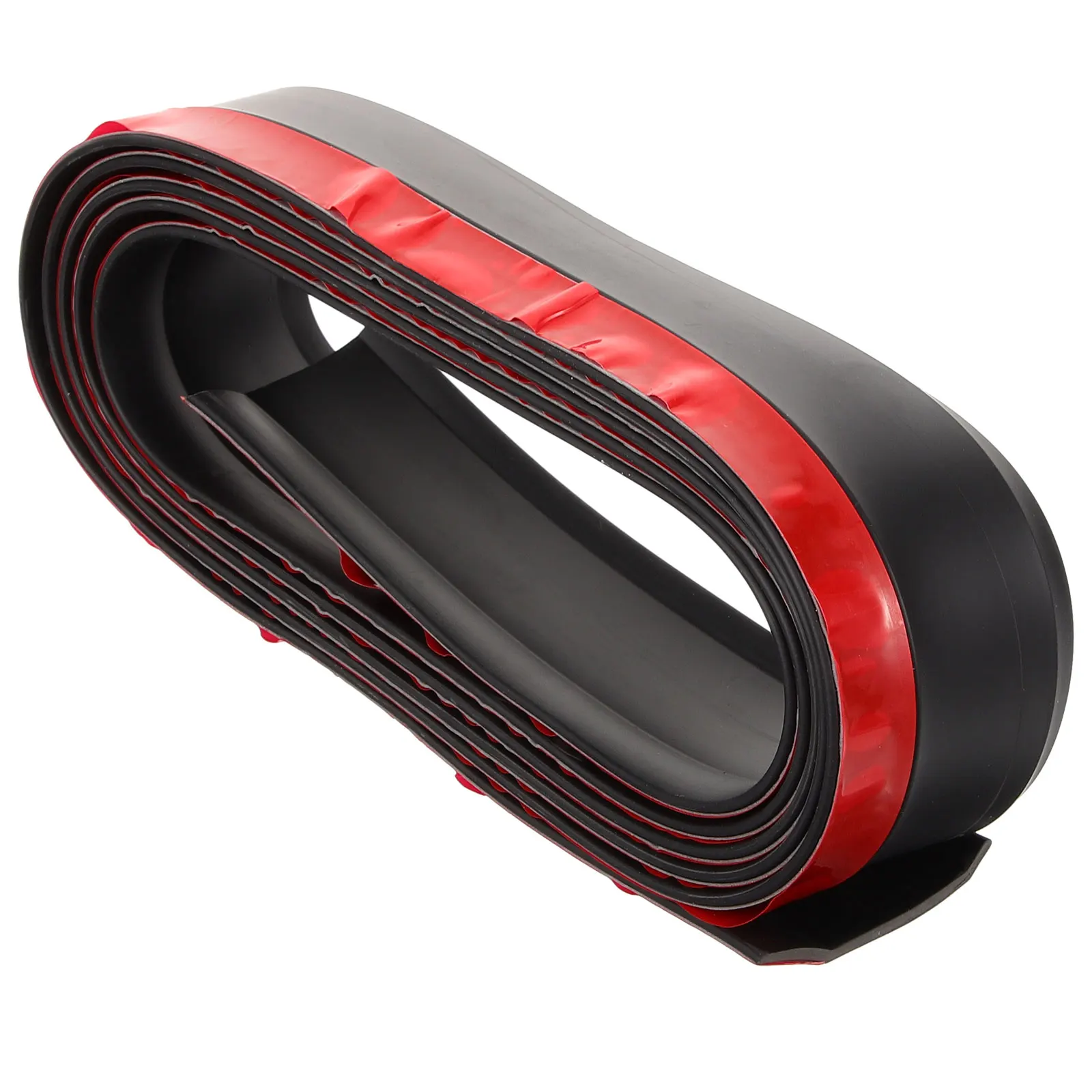 

Universal Car Bumper Front Lip Spoiler Black PVC Side Skirts Sealer Strip Guard Protection Anti Collision Easy Installation
