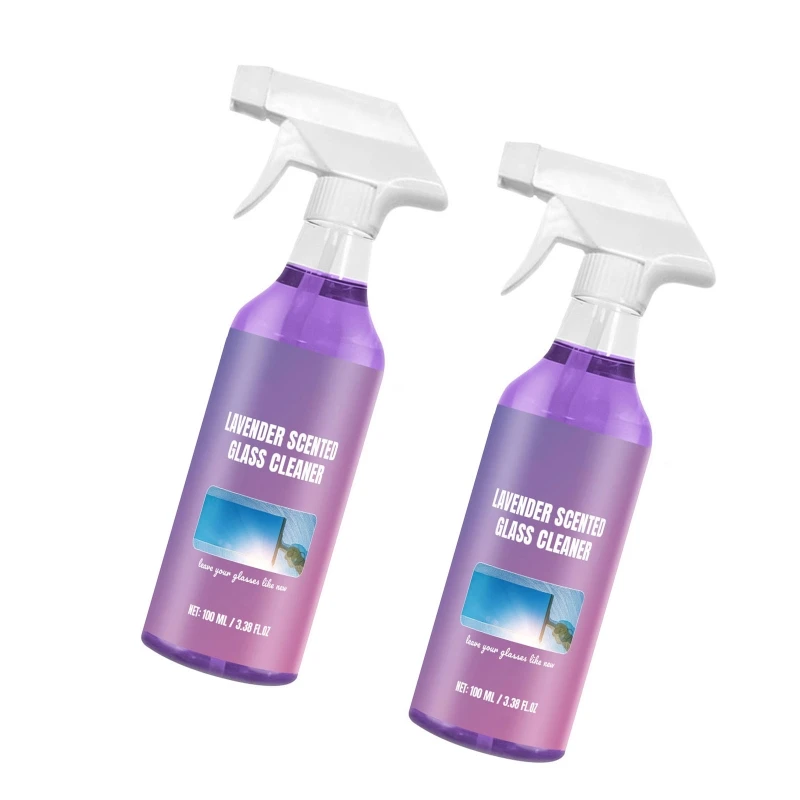 Glass Cleaner Quickly Remove Multipurpose Cleaner Solution for Glass 100ml K92A